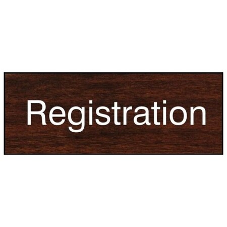 Accuform 8 in W x 3 in H, Engraved Plastic PSG916WL